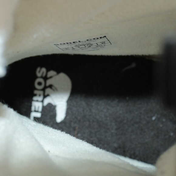 Sorel Women's Whitney II Boot Size 6 Waterproof Short Lace Up Black Nylon Winter - Picture 11 of 12